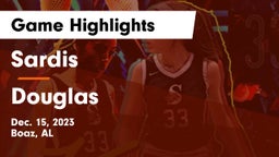 Sardis  vs Douglas  Game Highlights - Dec. 15, 2023