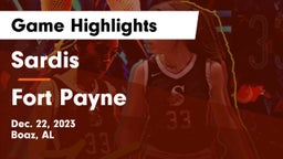 Sardis  vs Fort Payne  Game Highlights - Dec. 22, 2023