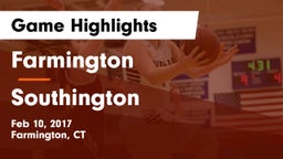 Farmington  vs Southington  Game Highlights - Feb 10, 2017