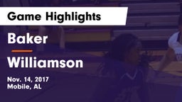 Baker  vs Williamson  Game Highlights - Nov. 14, 2017