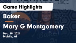 Baker  vs Mary G Montgomery Game Highlights - Dec. 10, 2021