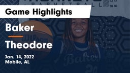 Baker  vs Theodore  Game Highlights - Jan. 14, 2022