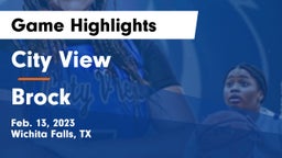 City View  vs Brock  Game Highlights - Feb. 13, 2023