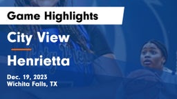 City View  vs Henrietta  Game Highlights - Dec. 19, 2023