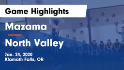 Mazama  vs North Valley  Game Highlights - Jan. 24, 2020