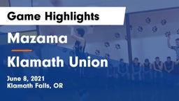 Mazama  vs Klamath Union  Game Highlights - June 8, 2021