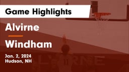 Alvirne  vs Windham  Game Highlights - Jan. 2, 2024