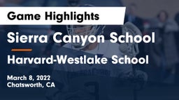 Sierra Canyon School vs Harvard-Westlake School Game Highlights - March 8, 2022