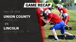 Recap: Union County  vs. Lincoln  2016