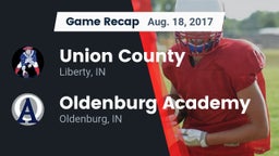 Recap: Union County  vs. Oldenburg Academy  2017