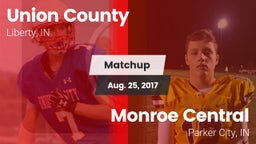 Matchup: Union County High vs. Monroe Central  2017