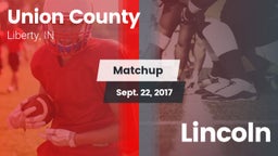 Matchup: Union County High vs. Lincoln  2017