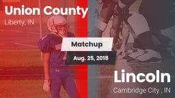 Matchup: Union County High vs. Lincoln  2018