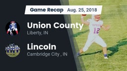 Recap: Union County  vs. Lincoln  2018