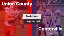 Matchup: Union County High vs. Centerville  2018