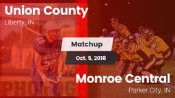 Matchup: Union County High vs. Monroe Central  2018