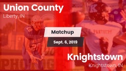 Matchup: Union County High vs. Knightstown  2019
