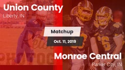 Matchup: Union County High vs. Monroe Central  2019