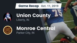 Recap: Union County  vs. Monroe Central  2019
