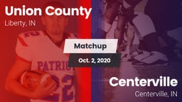 Matchup: Union County High vs. Centerville  2020