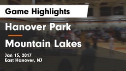Hanover Park  vs Mountain Lakes  Game Highlights - Jan 13, 2017