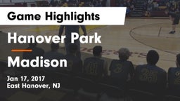 Hanover Park  vs Madison Game Highlights - Jan 17, 2017