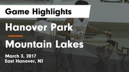Hanover Park  vs Mountain Lakes  Game Highlights - March 3, 2017