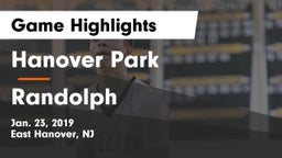 Hanover Park  vs Randolph  Game Highlights - Jan. 23, 2019