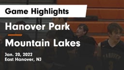 Hanover Park  vs Mountain Lakes  Game Highlights - Jan. 20, 2022