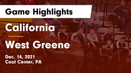 California  vs West Greene  Game Highlights - Dec. 14, 2021