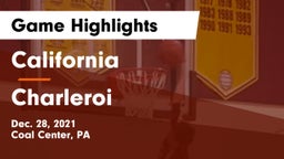 California  vs Charleroi  Game Highlights - Dec. 28, 2021