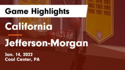 California  vs Jefferson-Morgan  Game Highlights - Jan. 14, 2022