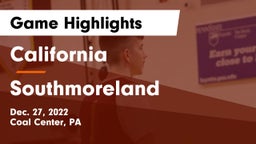 California  vs Southmoreland  Game Highlights - Dec. 27, 2022