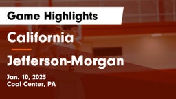 California  vs Jefferson-Morgan  Game Highlights - Jan. 10, 2023