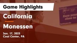 California  vs Monessen  Game Highlights - Jan. 17, 2023