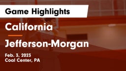 California  vs Jefferson-Morgan  Game Highlights - Feb. 3, 2023
