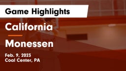 California  vs Monessen  Game Highlights - Feb. 9, 2023
