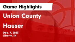Union County  vs Hauser  Game Highlights - Dec. 9, 2023