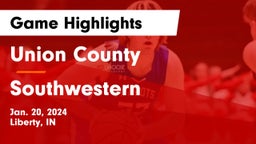 Union County  vs Southwestern  Game Highlights - Jan. 20, 2024