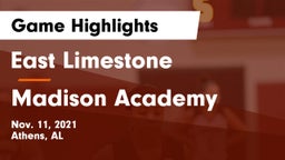 East Limestone  vs Madison Academy  Game Highlights - Nov. 11, 2021
