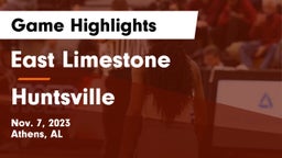 East Limestone  vs Huntsville  Game Highlights - Nov. 7, 2023