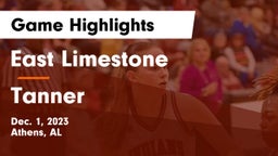 East Limestone  vs Tanner  Game Highlights - Dec. 1, 2023
