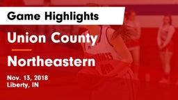 Union County  vs Northeastern  Game Highlights - Nov. 13, 2018