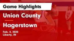 Union County  vs Hagerstown  Game Highlights - Feb. 4, 2020