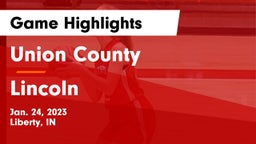 Union County  vs Lincoln  Game Highlights - Jan. 24, 2023