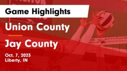 Union County  vs Jay County  Game Highlights - Oct. 7, 2023