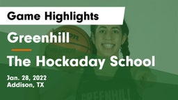 Greenhill  vs The Hockaday School Game Highlights - Jan. 28, 2022
