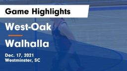 West-Oak  vs Walhalla  Game Highlights - Dec. 17, 2021