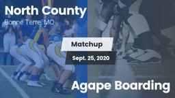 Matchup: North County High vs. Agape Boarding  2020