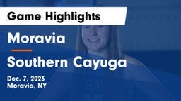 Moravia  vs Southern Cayuga Game Highlights - Dec. 7, 2023